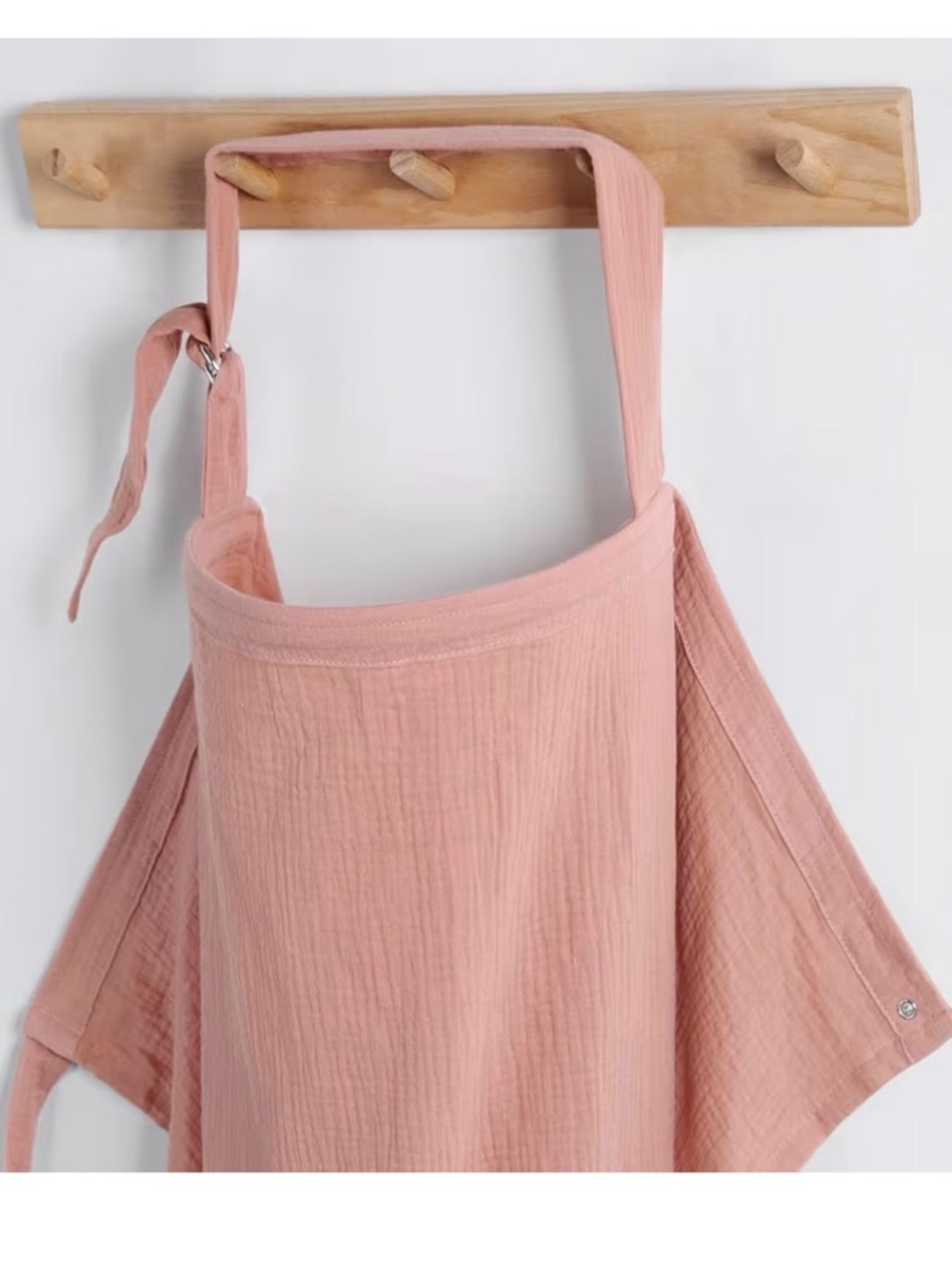 Pink Nursing Cover & 2 Burp Cloths Blissful Diary & Handmade, Baby Girl - Picture 3 of 7